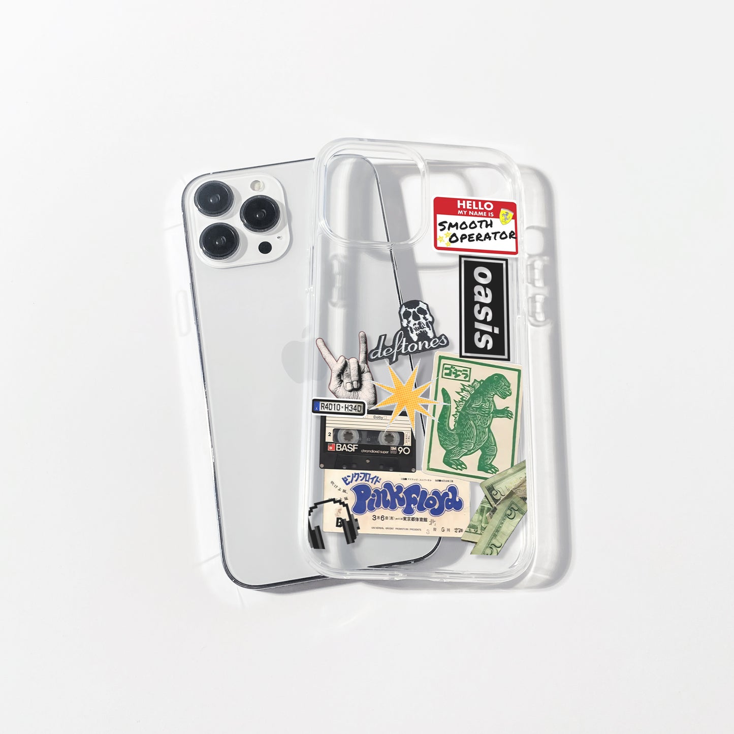 Cassette Club Aesthetic Silicone Clear Case