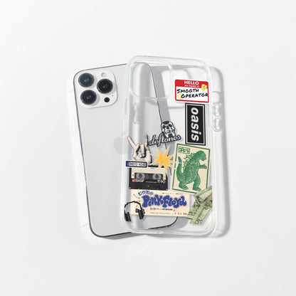 Cassette Club Aesthetic Silicone Clear Case