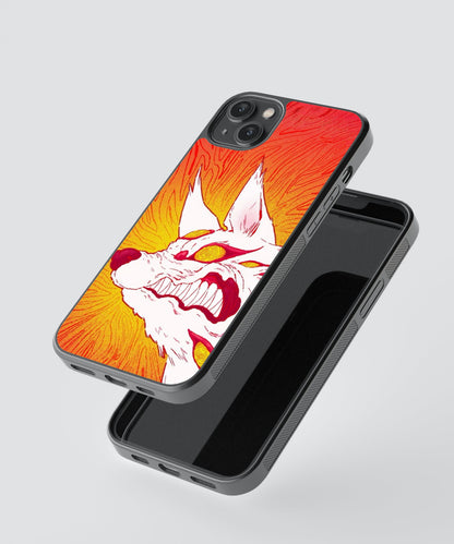 Chainsaw Man Kon Anime Glass Phone Case Cover