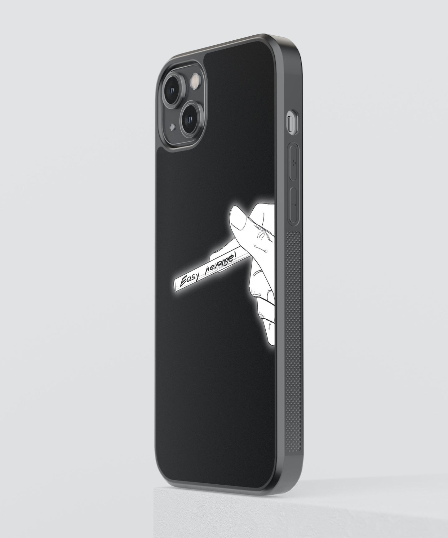 Chainsaw Man Revenge Anime Glass Phone Case Cover