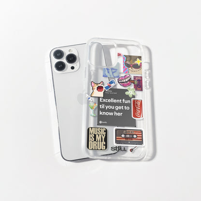 Chaos Nights Silicone Clear Case