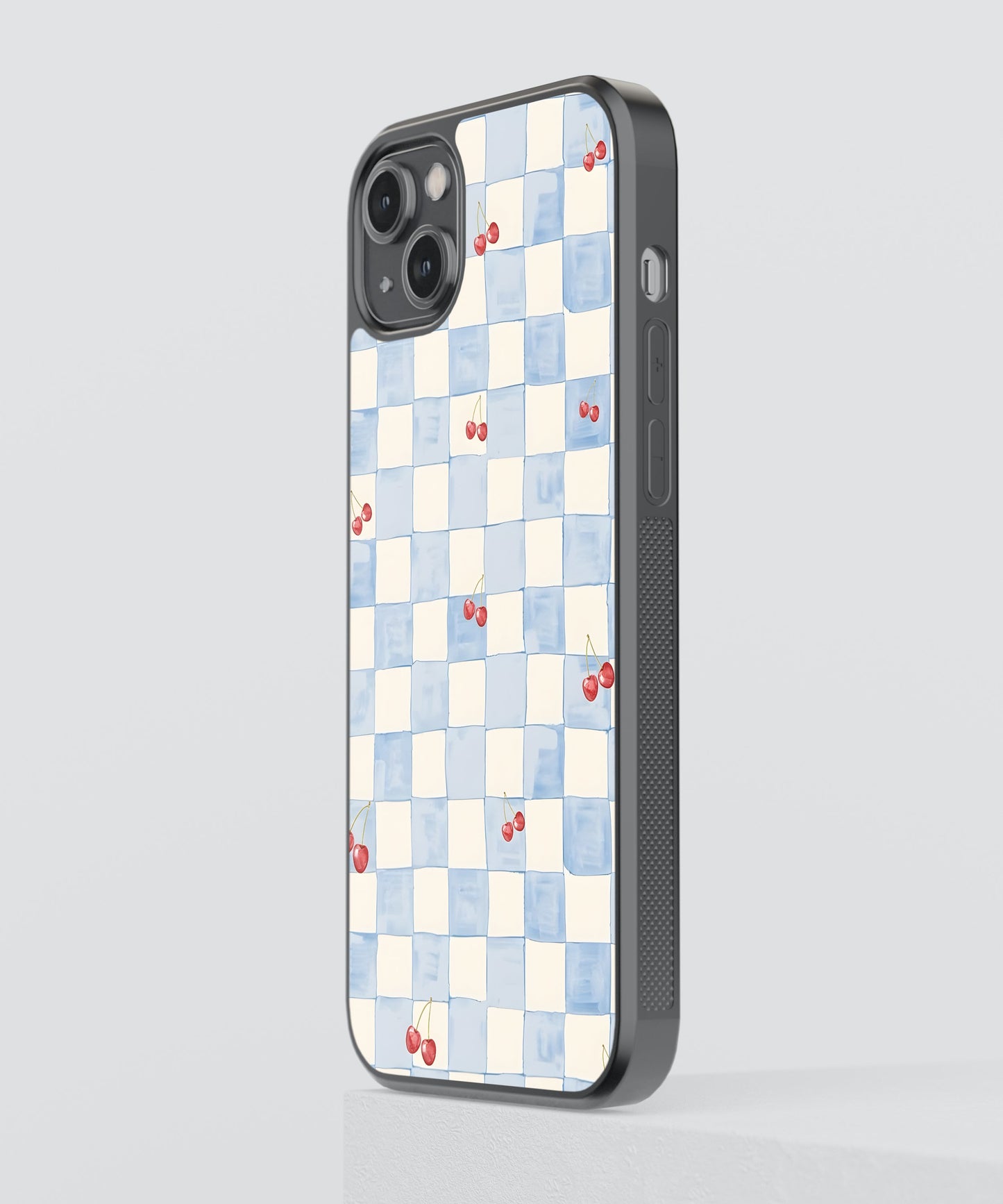 Cherry Tiles Beach Glass Phone Case Cover