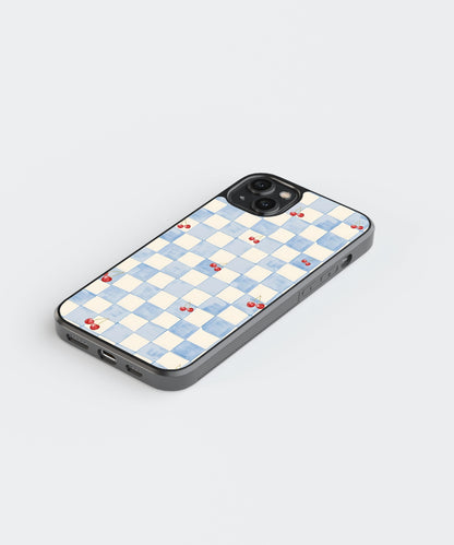 Cherry Tiles Beach Glass Phone Case Cover