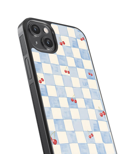 Cherry Tiles Beach Glass Phone Case Cover