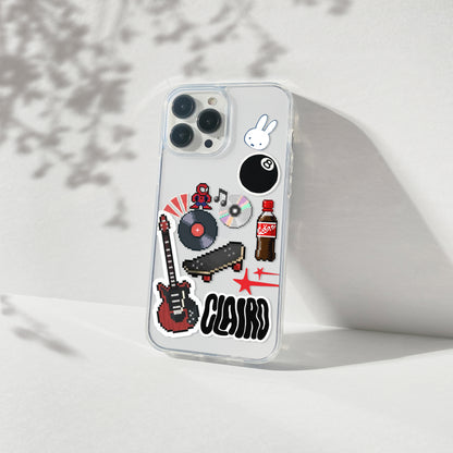 Clairo Aesthetic Silicone Clear Case