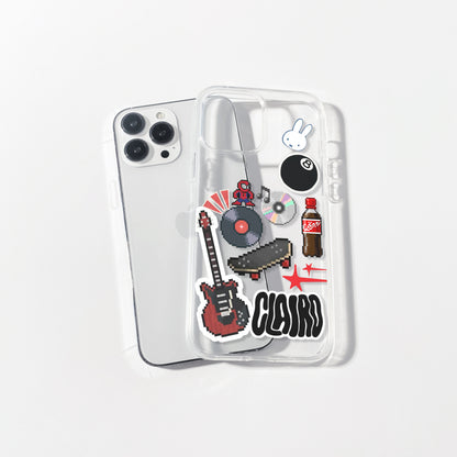 Clairo Aesthetic Silicone Clear Case