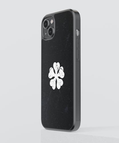 Clover Anime Glass Phone Case Cover