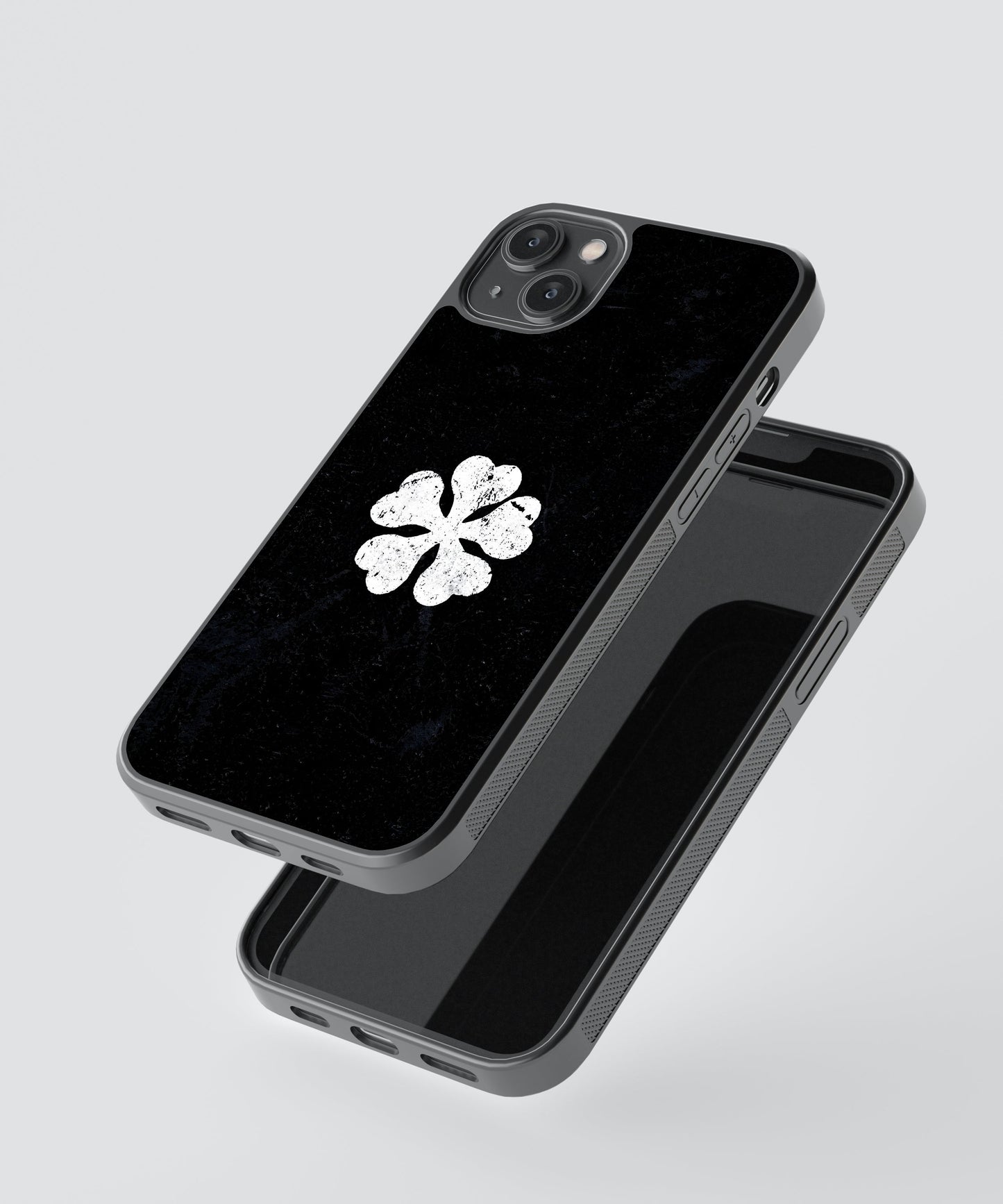 Clover Anime Glass Phone Case Cover