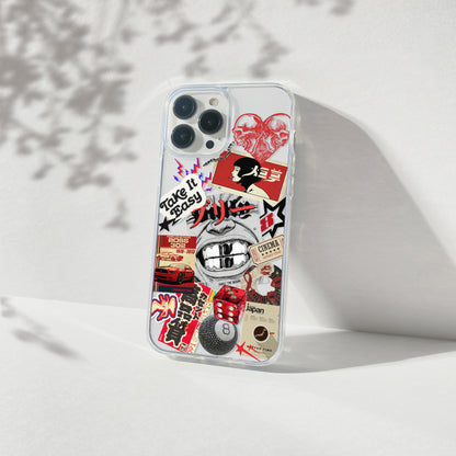 Crimson Riot Silicone Clear Case