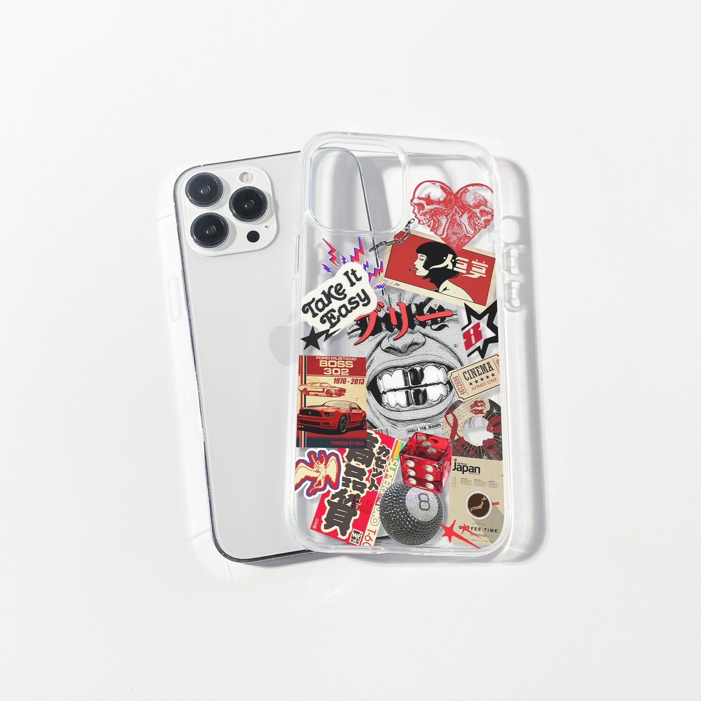 Crimson Riot Silicone Clear Case