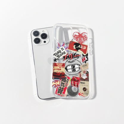 Crimson Riot Silicone Clear Case