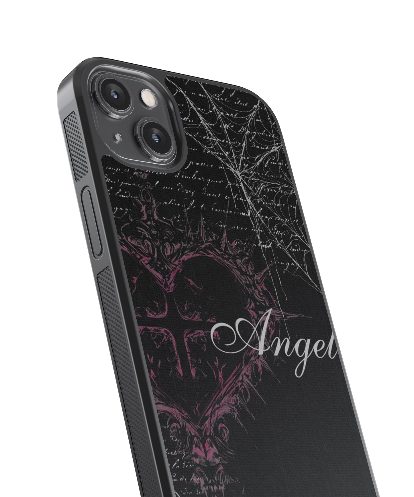 Dark Angel Cybersigilism Glass Phone Case Cover