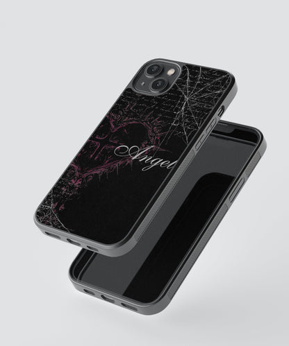 Dark Angel Cybersigilism Glass Phone Case Cover