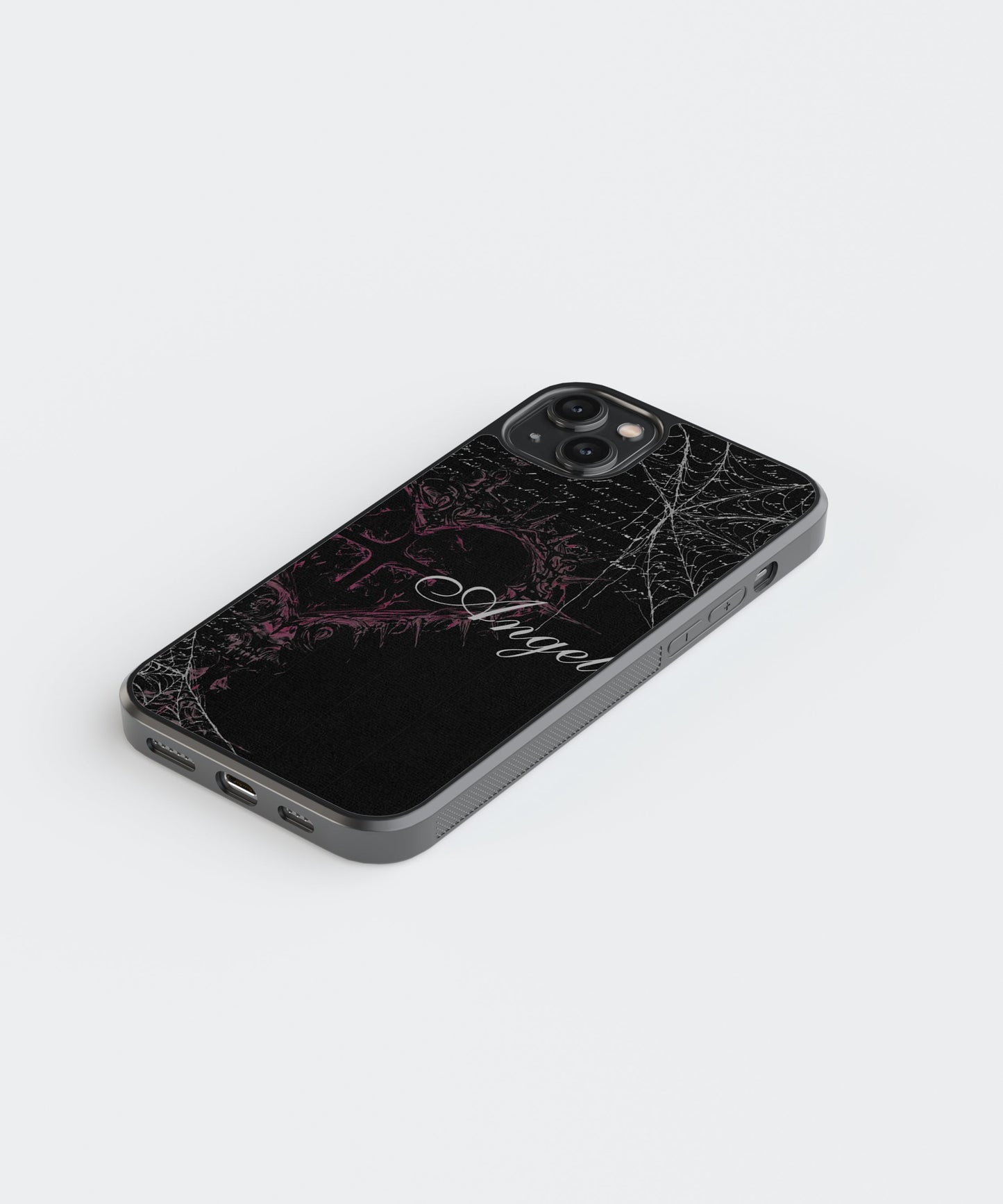 Dark Angel Cybersigilism Glass Phone Case Cover