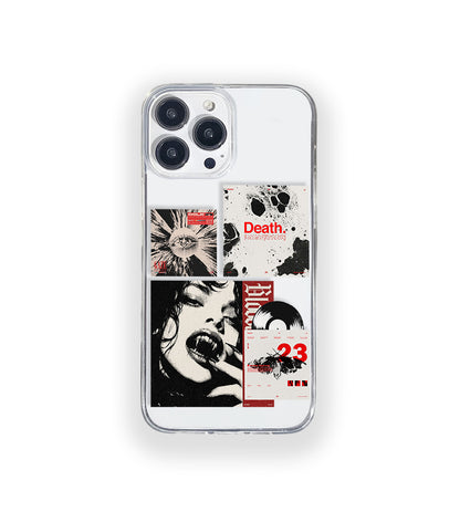 Death Aesthetic Silicone Clear Case