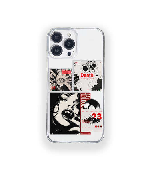 Death Aesthetic Silicone Clear Case