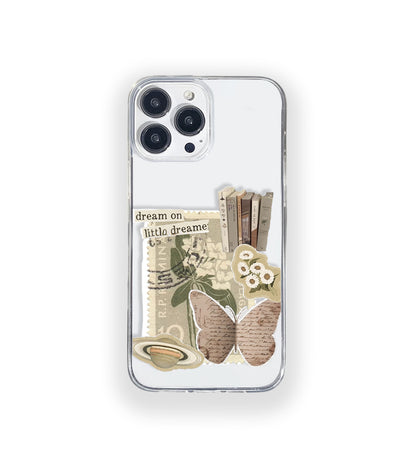 Dreamer Vintage Aesthetic Silicone Clear Case