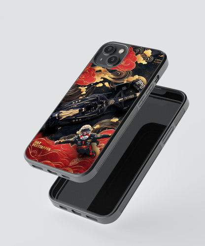 F1 Verstappen Car Glass Phone Case Cover