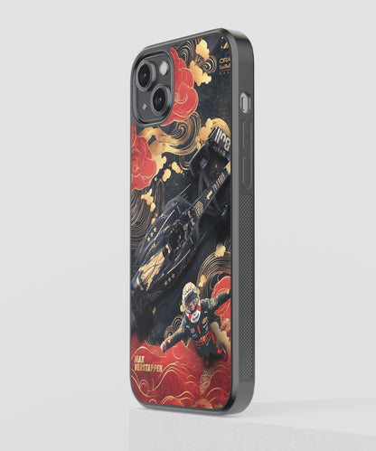 F1 Verstappen Car Glass Phone Case Cover