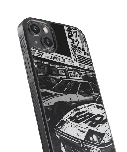 Face Off Cars Glass Phone Case Cover
