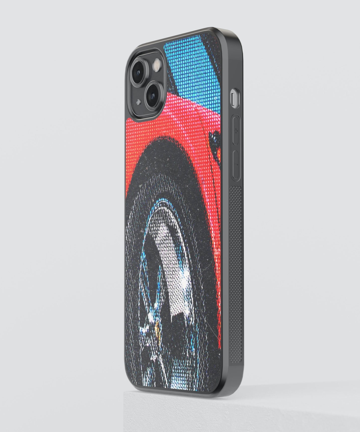 Ferrari Canvas Car Glass Phone Case Cover