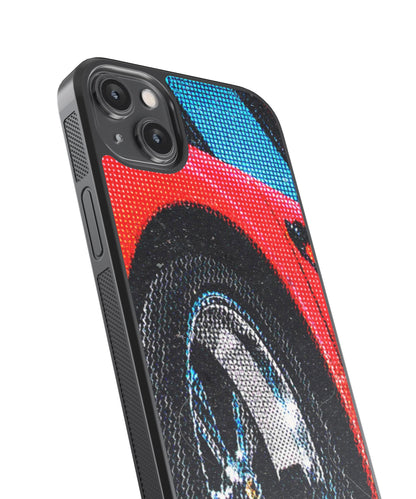 Ferrari Canvas Car Glass Phone Case Cover