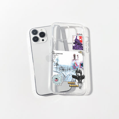 Glitch State Silicone Clear Case
