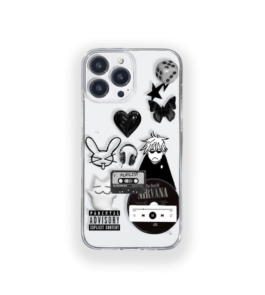 Gojo Anime Aesthetic Silicone Clear Case