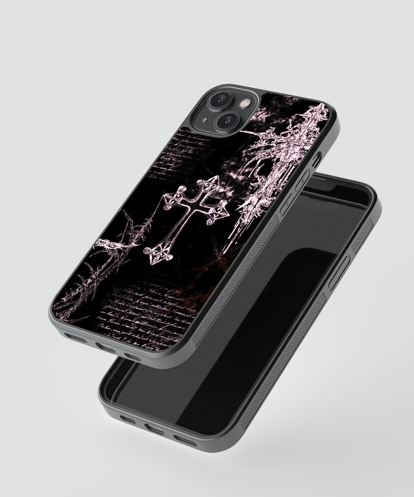 Gothic Cybersigilism Glass Phone Case Cover