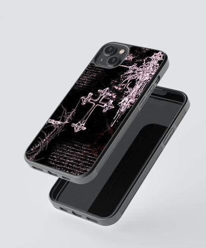 Gothic Cybersigilism Glass Phone Case Cover