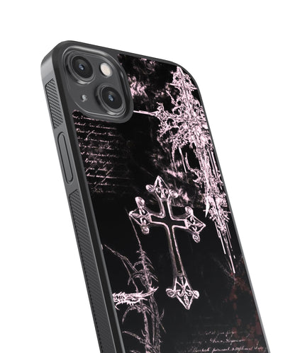Gothic Cybersigilism Glass Phone Case Cover