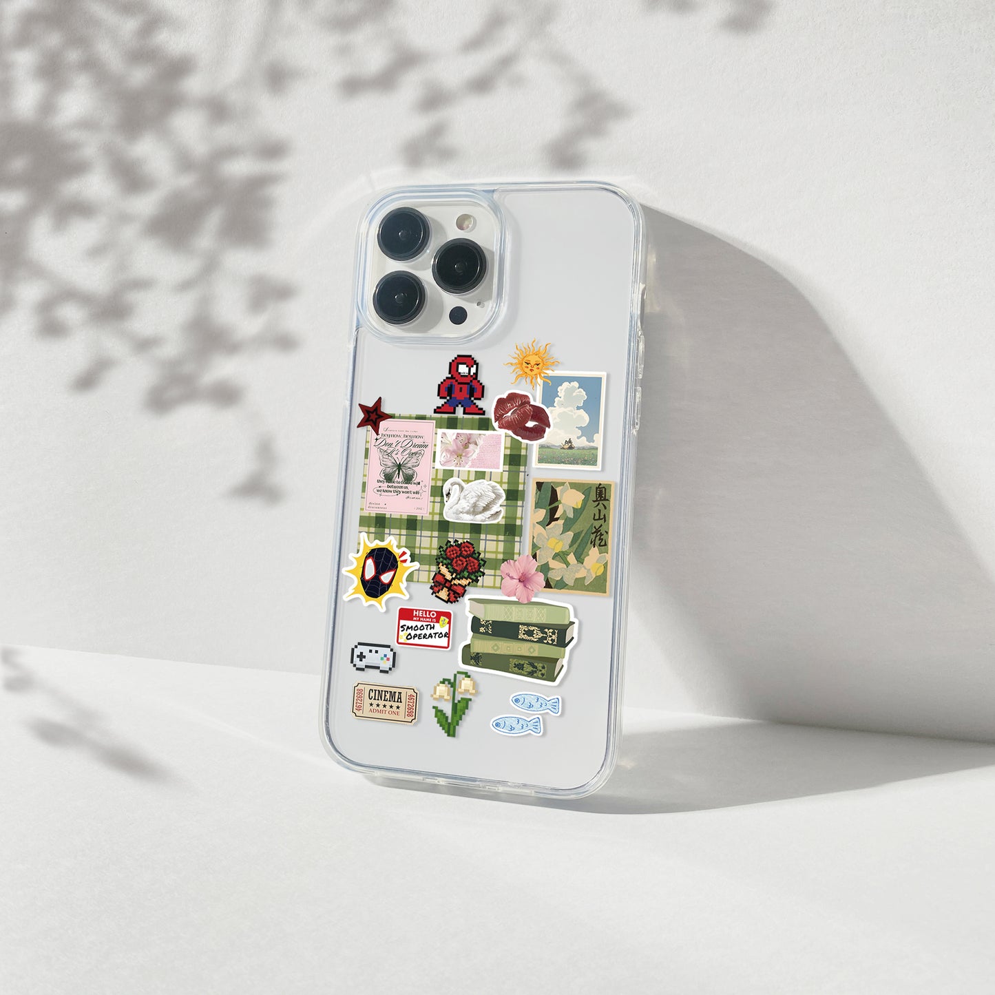 Green Meadow Aesthetic Silicone Clear Case