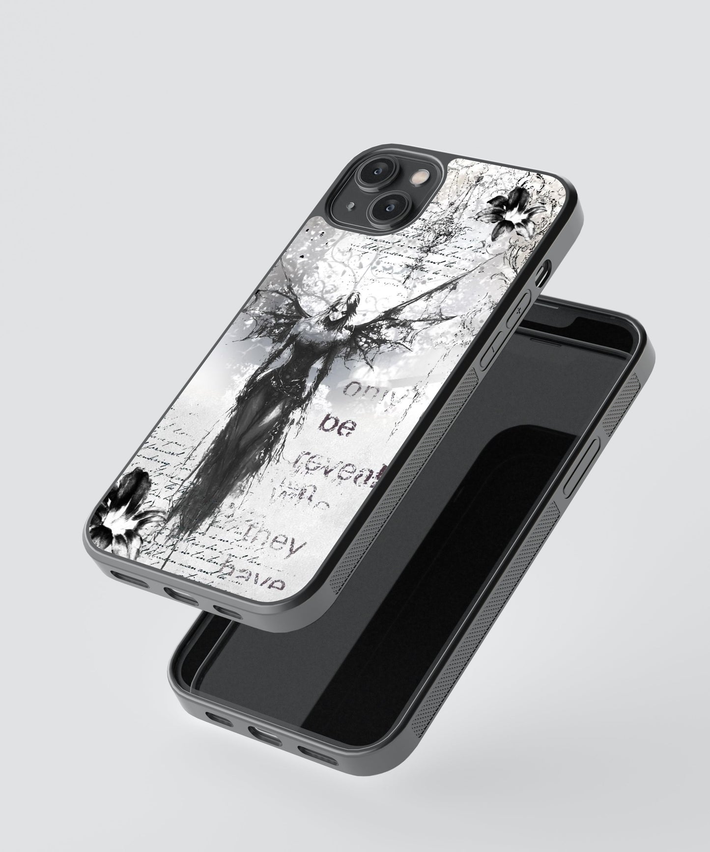 Grim Cybersigilism Glass Phone Case Cover