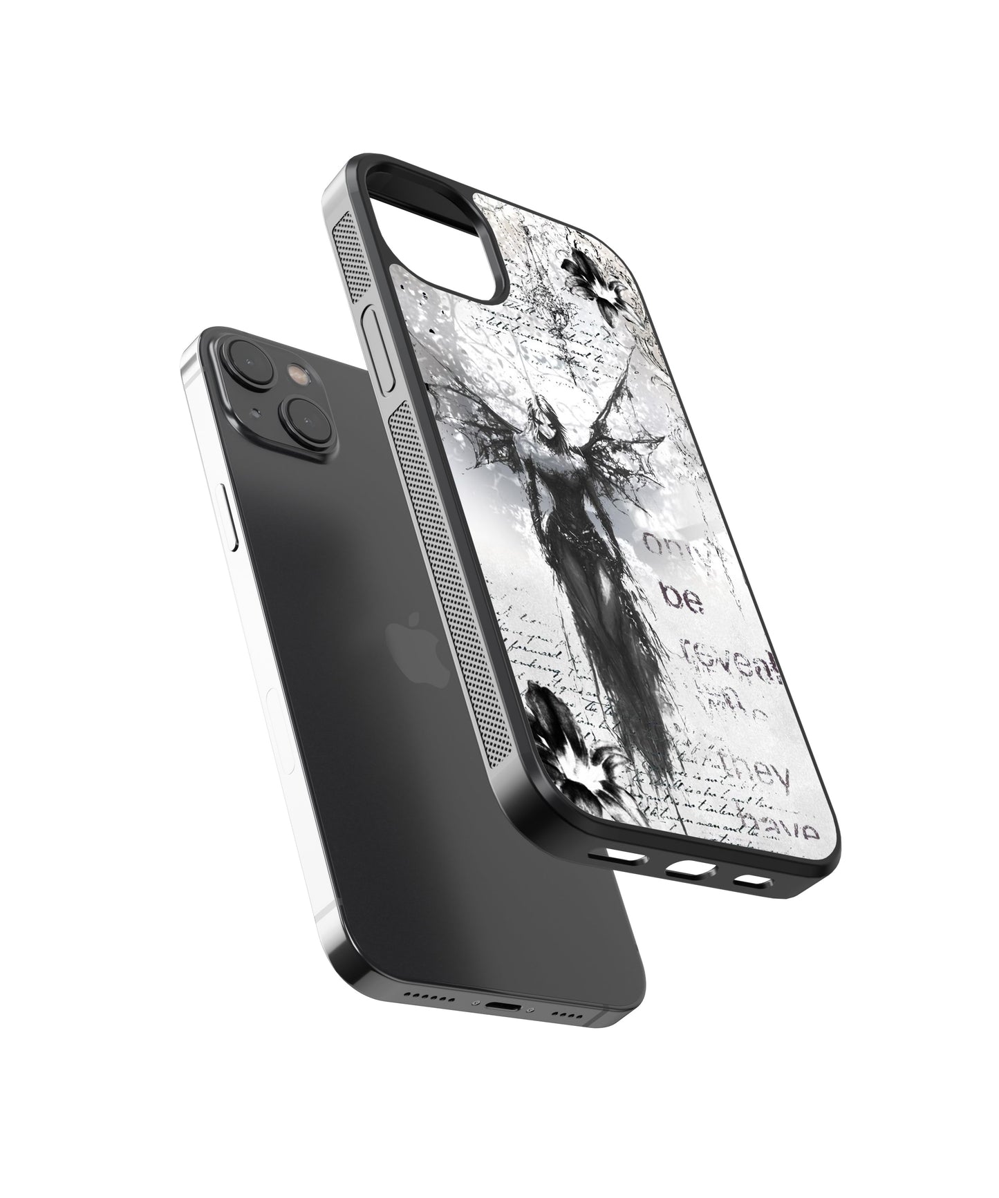 Grim Cybersigilism Glass Phone Case Cover