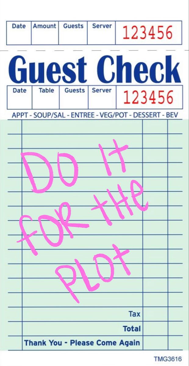 Do it for the plot Guest Check Tote Bag - Aesthetic Phone Cases - Culltique