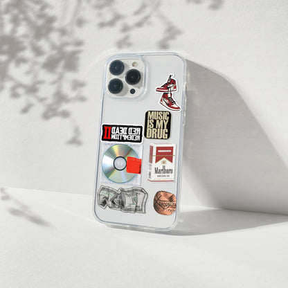 Hustle Culture Aesthetic Silicone Clear Case