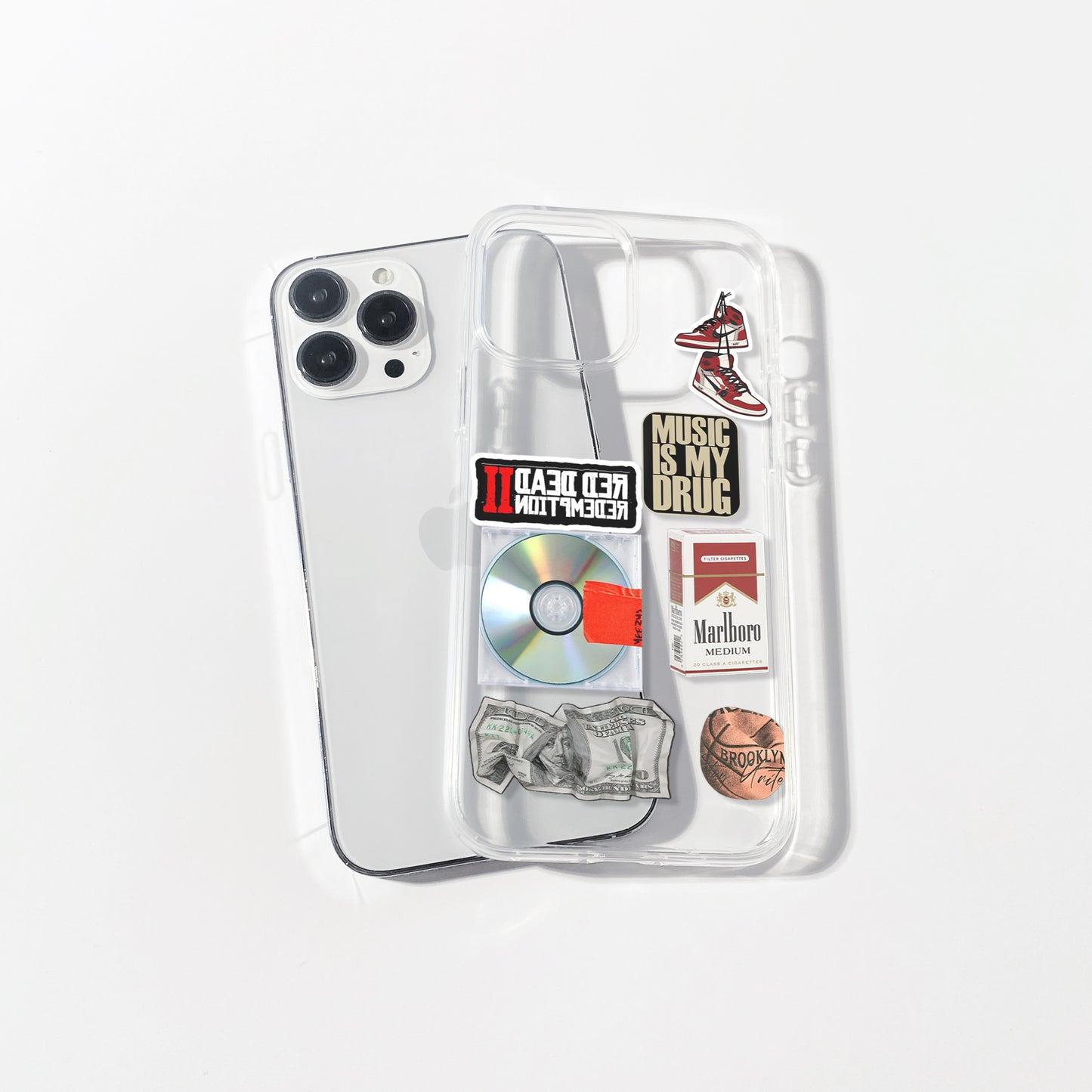 Hustle Culture Aesthetic Silicone Clear Case