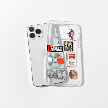 Hustle Culture Aesthetic Silicone Clear Case