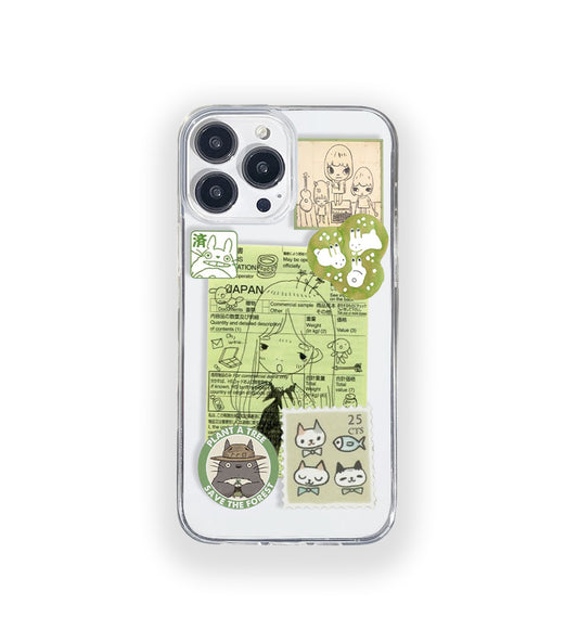 Japanese Aesthetic Silicone Clear Case