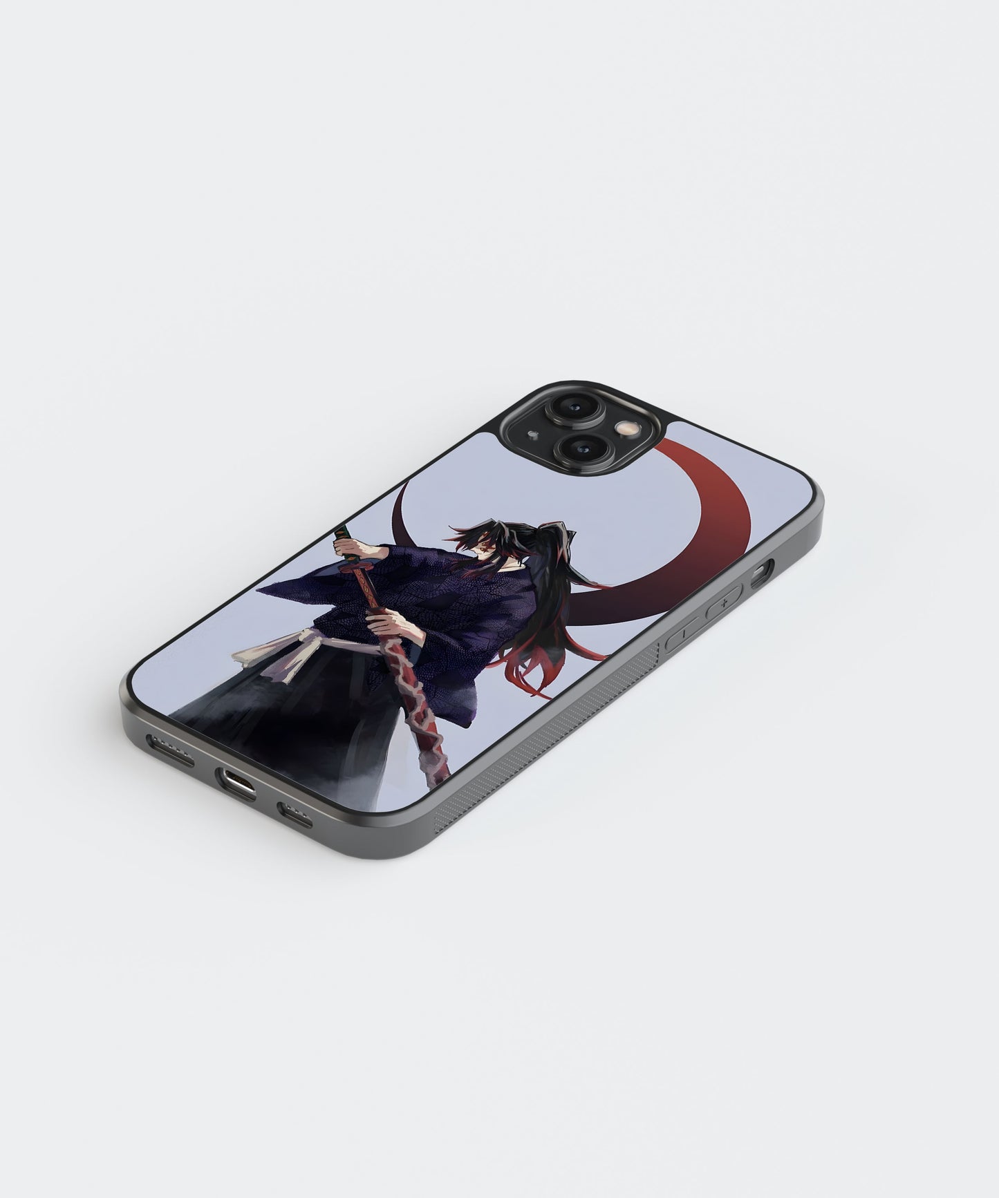 Kokushibo Art Anime Glass Phone Case Cover