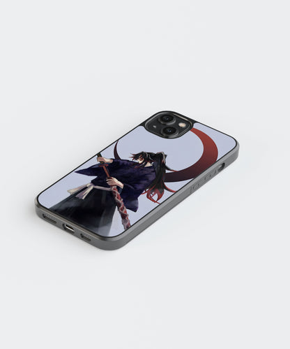 Kokushibo Art Anime Glass Phone Case Cover