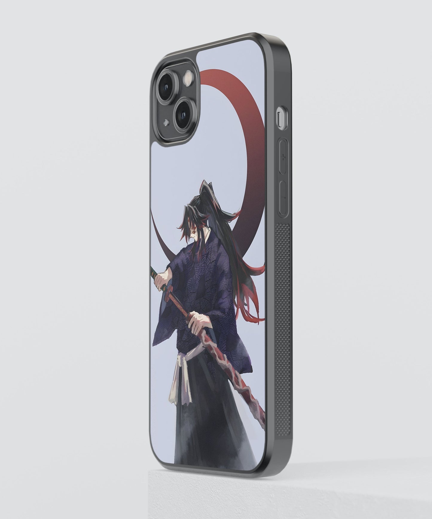 Kokushibo Art Anime Glass Phone Case Cover