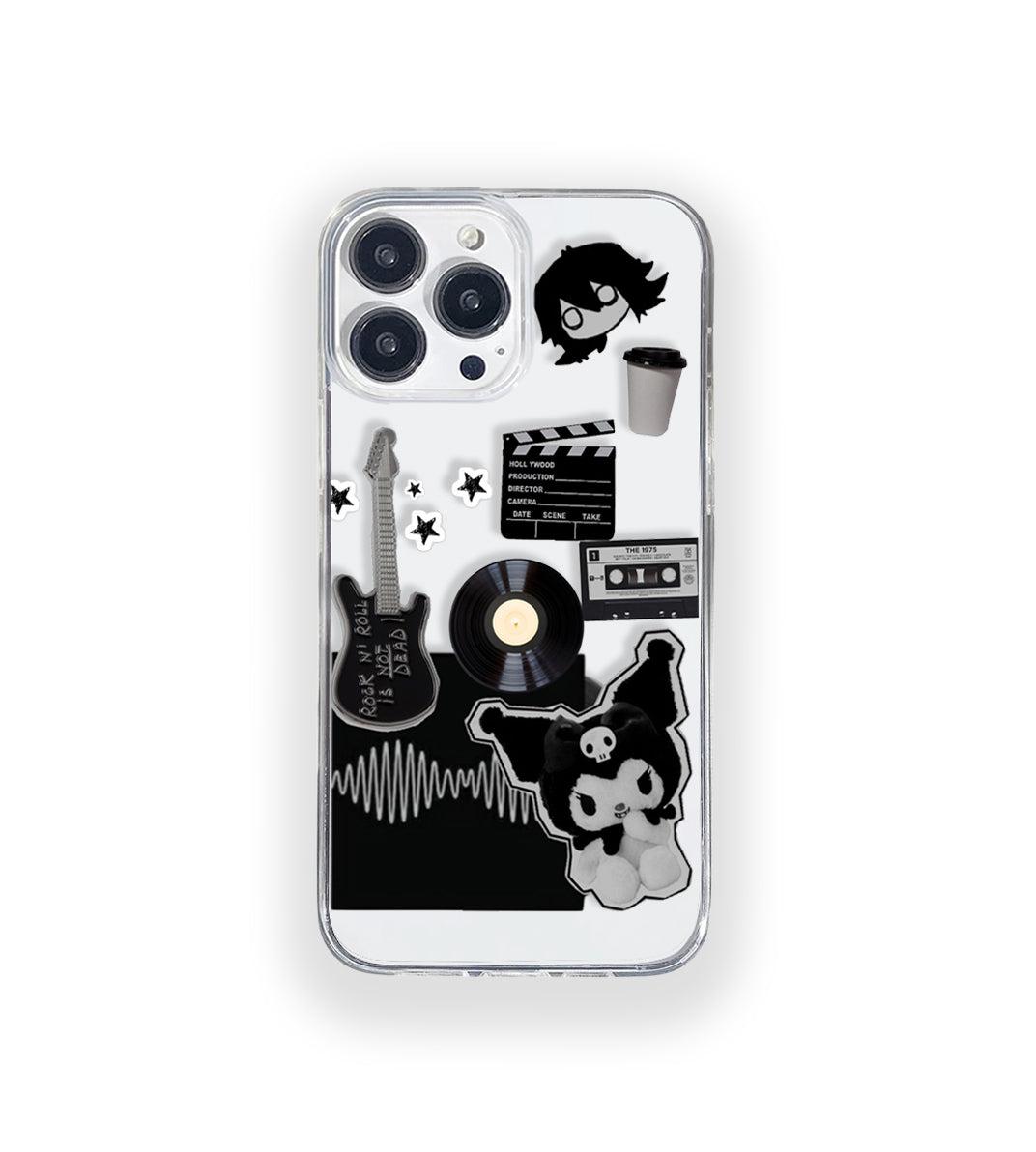 Kuromi Aesthetic Silicone Clear Case