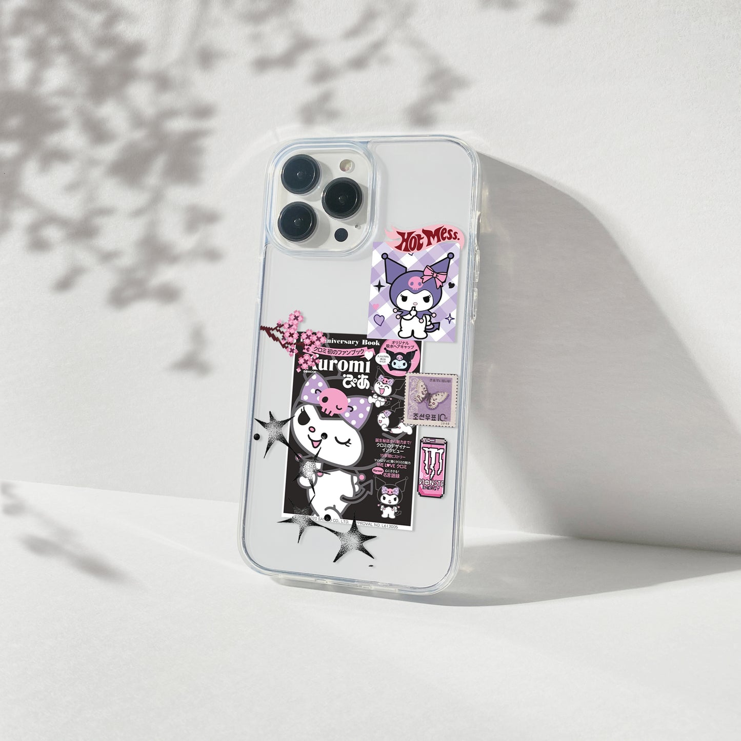 Kuromi Club Silicone Clear Case