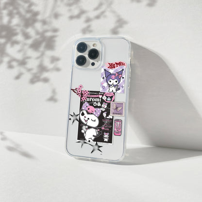 Kuromi Club Silicone Clear Case