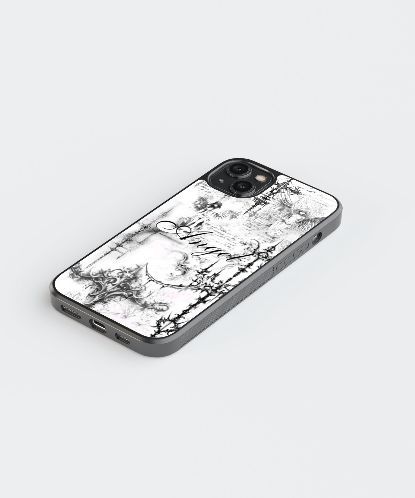 Light Angel Cybersigilism Glass Phone Case Cover