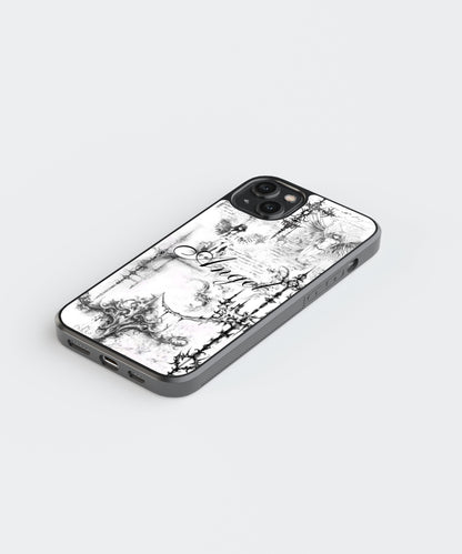 Light Angel Cybersigilism Glass Phone Case Cover