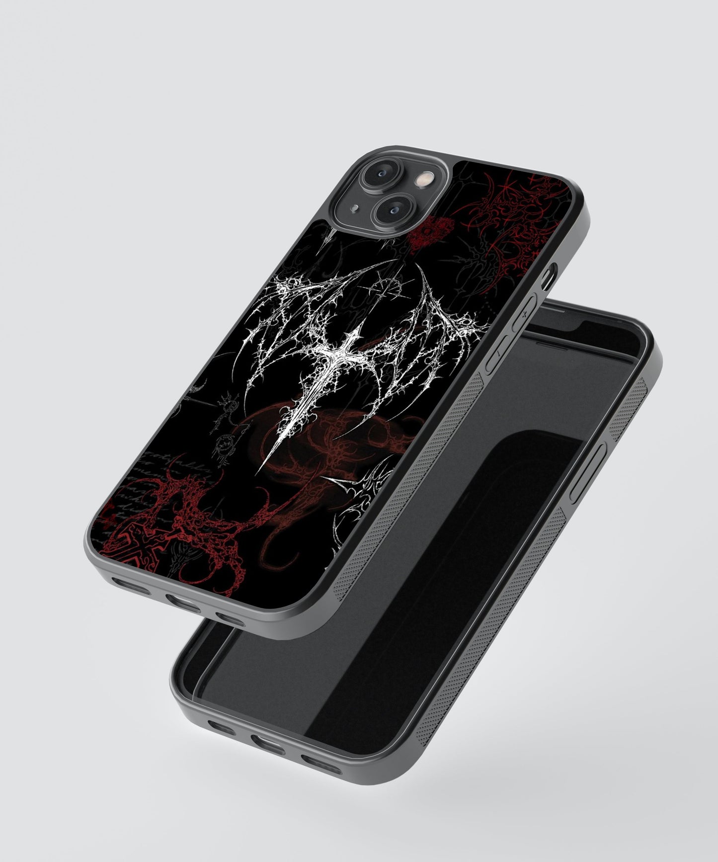 Macabre Cybersigilism Glass Phone Case Cover