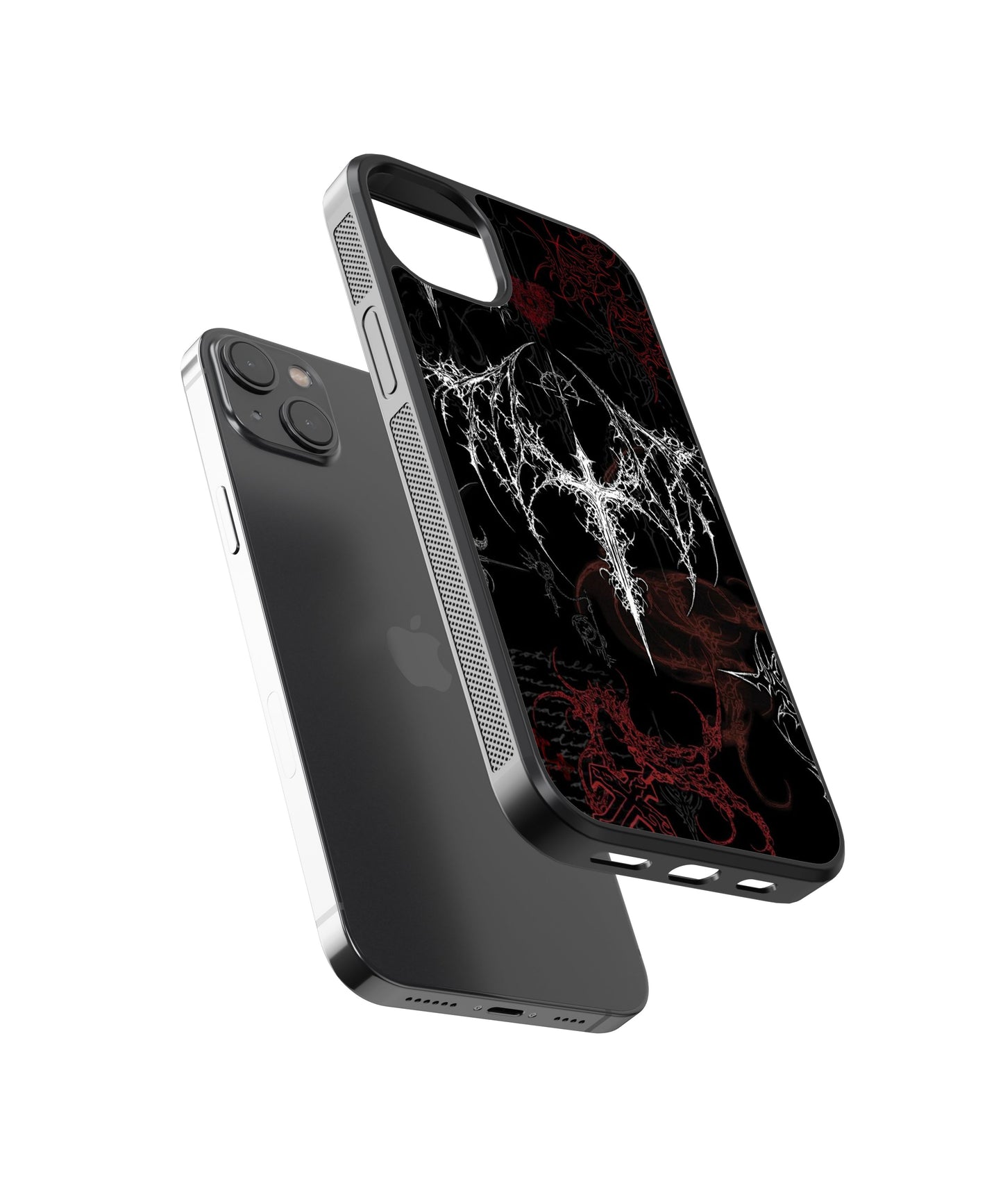 Macabre Cybersigilism Glass Phone Case Cover