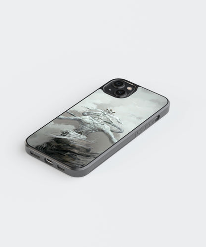 Mahoraga Art Anime Glass Phone Case Cover